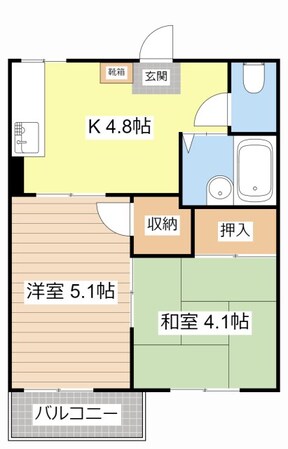 ハイツファミールの物件間取画像